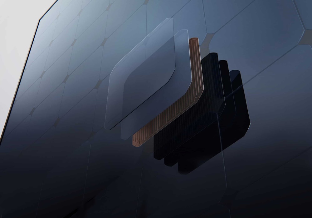 SunPower Maxeon modulių struktūra